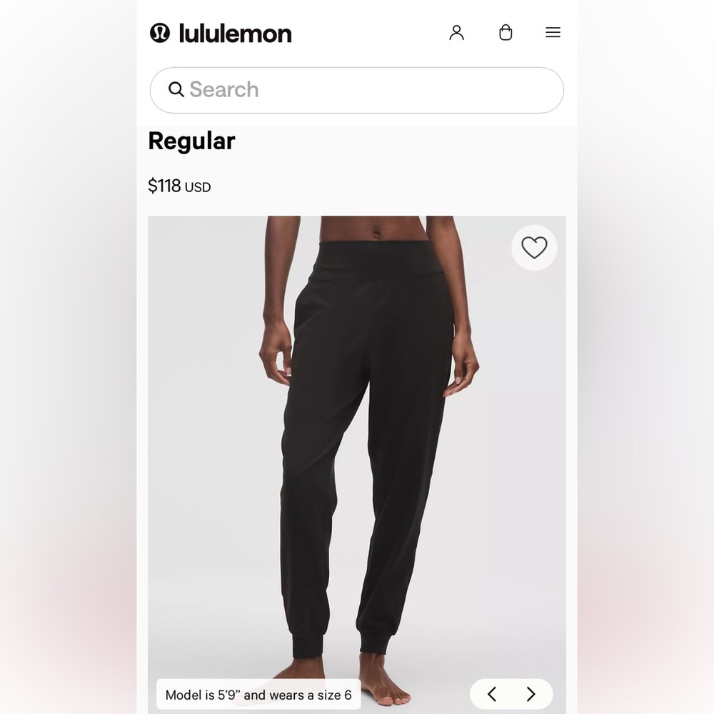 Lululemon Align Black joggers